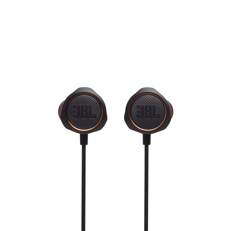JBL Quantum 50 - Black - Wired in-ear gaming headset with volume slider and mic mute - Front image number null